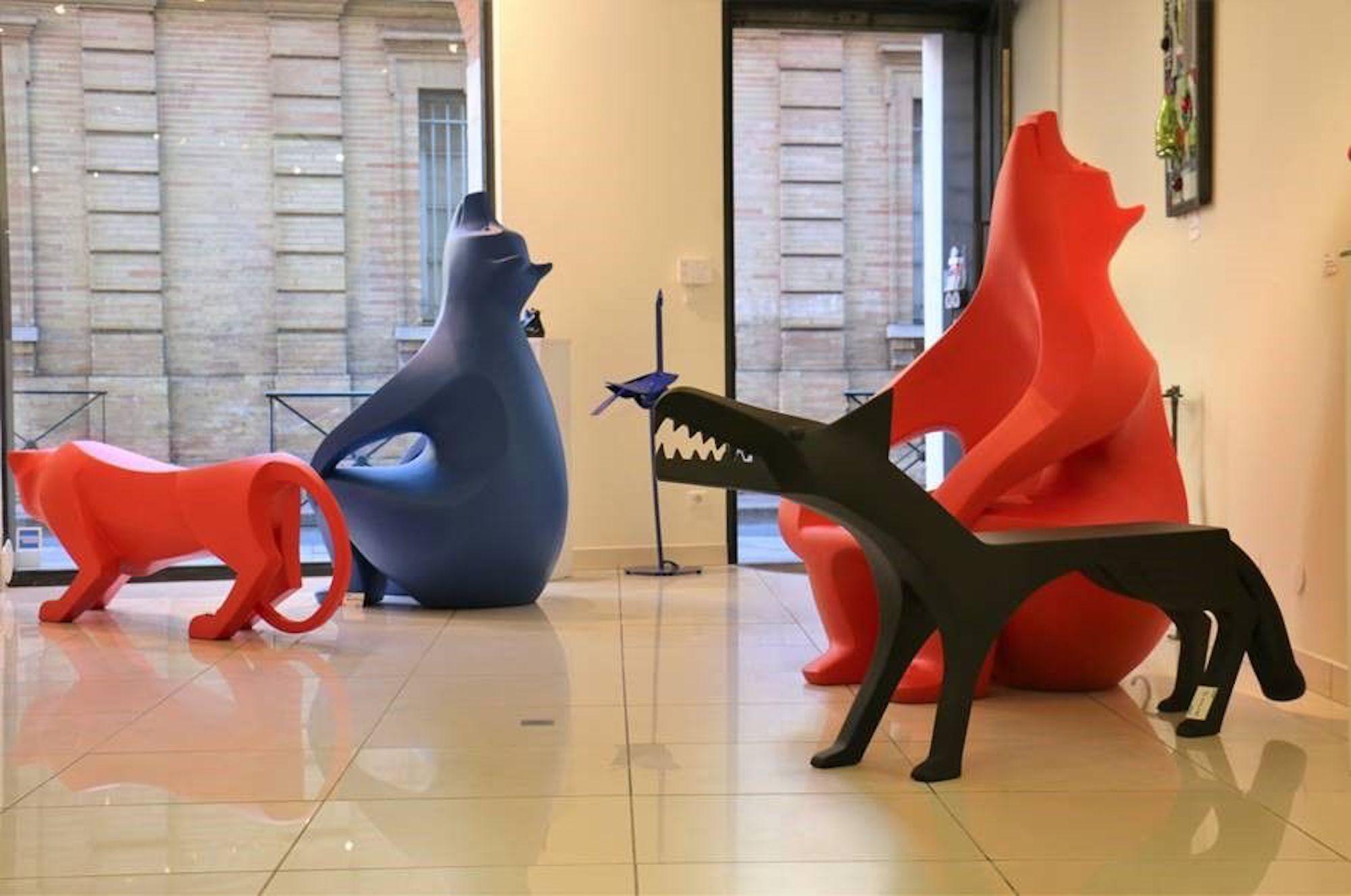 Le Grand Ours d'Eric Valat - Sculpture fonctionnelle (fauteuil), polyester en vente 7
