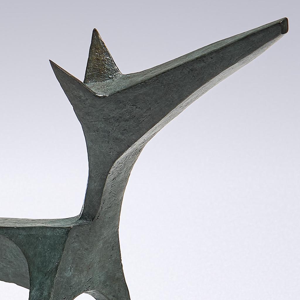 Goupil di Eric Valat - Scultura animale, volpe, animale selvatico, bronzo in vendita 3