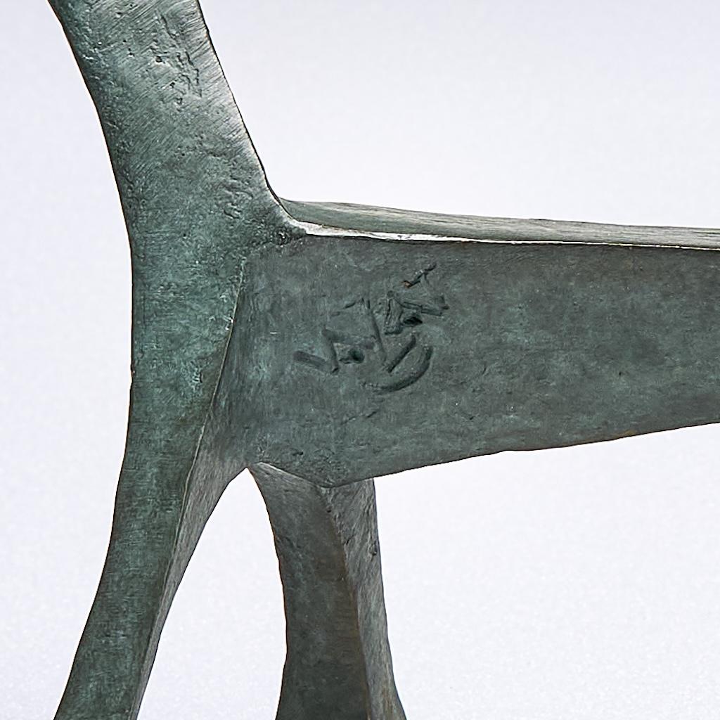 Goupil di Eric Valat - Scultura animale, volpe, animale selvatico, bronzo in vendita 4