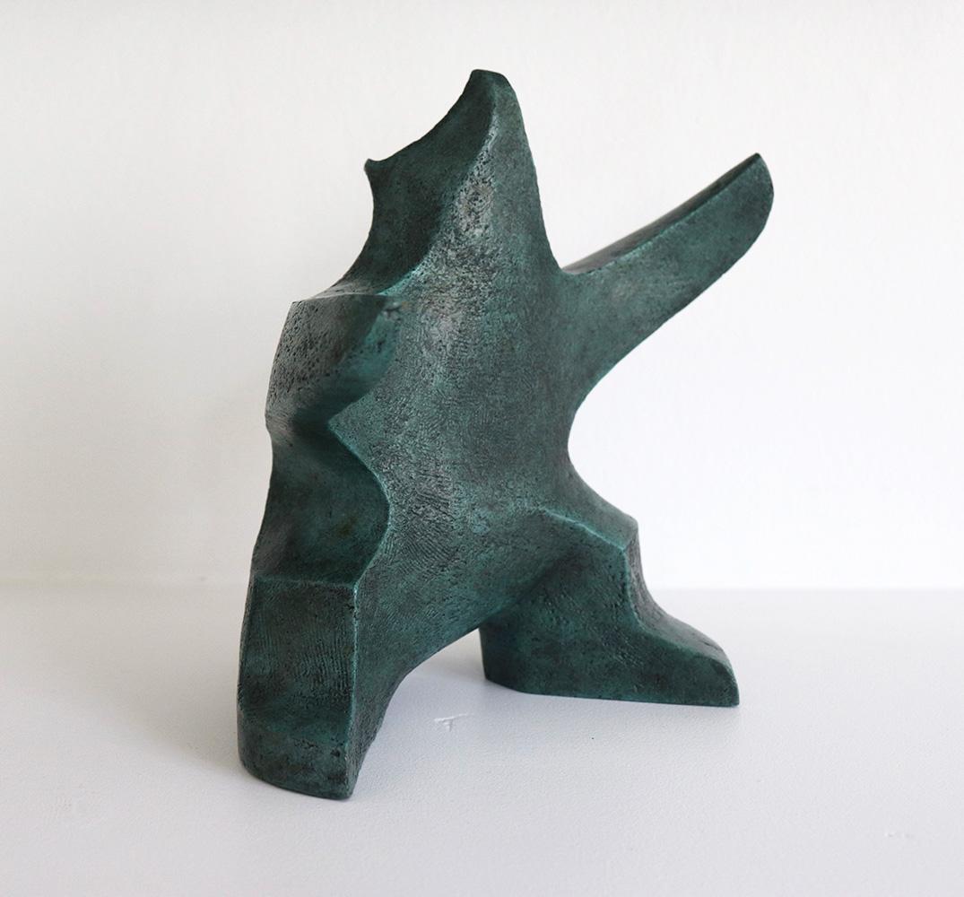 Grounded III is a bronze sculpture by contemporary artist Eric Valat, dimensions are 22 × 23 × 15 cm (8.7 × 9.1 × 5.9 in). 
The sculpture is signed and numbered, it is part of a limited edition of 8 editions + 4 artist�’s proofs, and comes with a