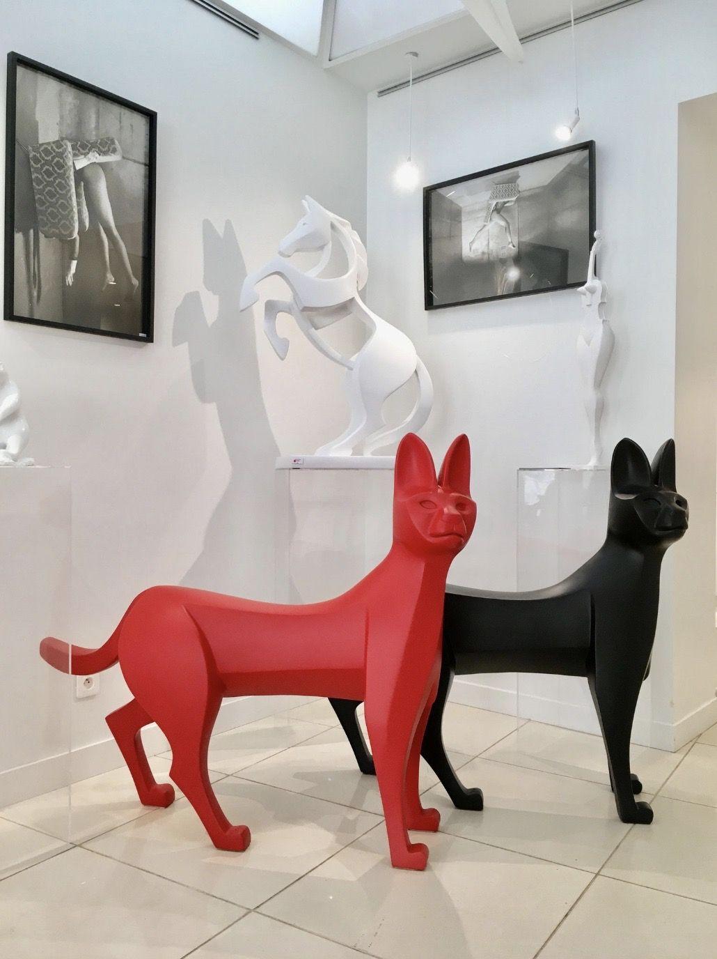 Cavallo da allevamento di Eric Valat - Scultura animale, poliestere, dinamismo, movimento in vendita 5