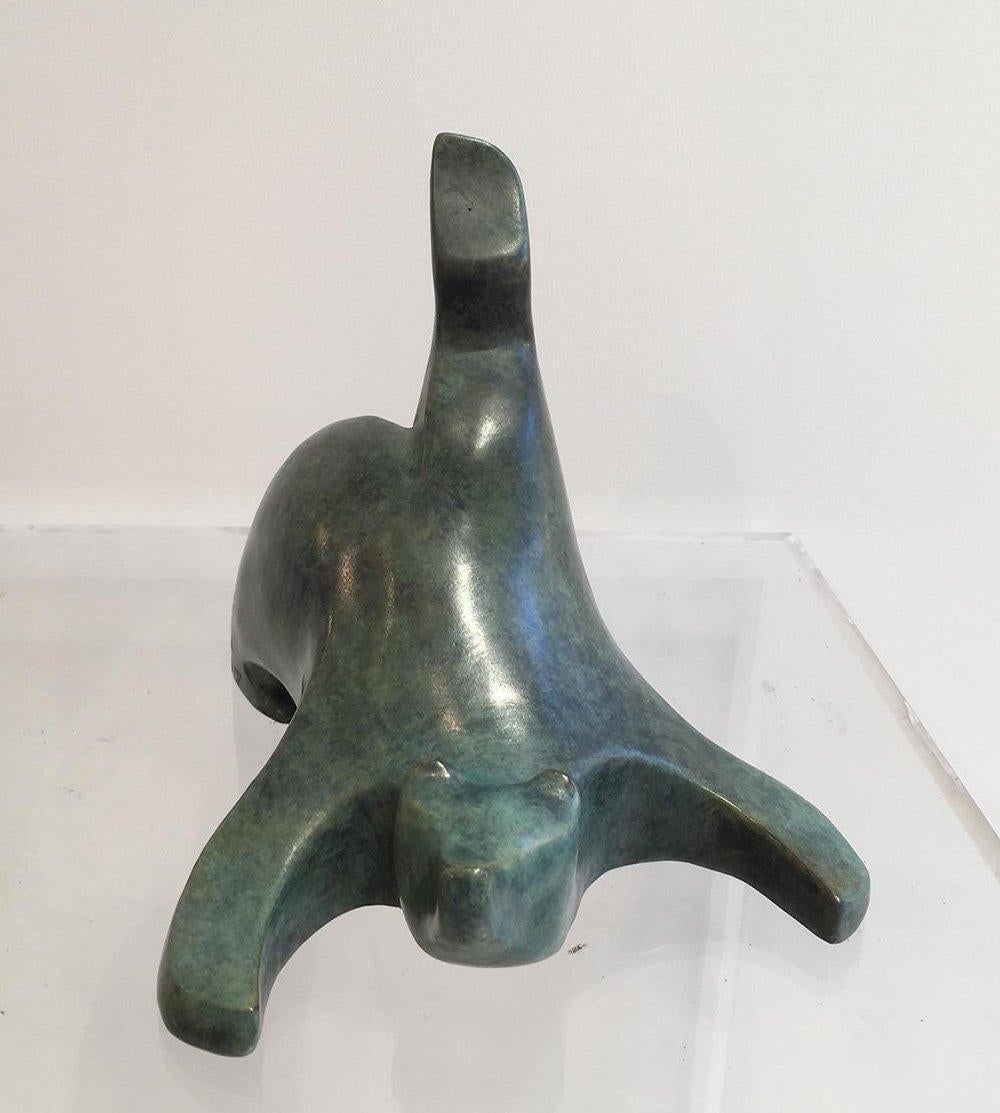 Waouhhh! von Eric Valat - Bronzeskulptur eines Bären, Tierskulptur, lustig im Angebot 3