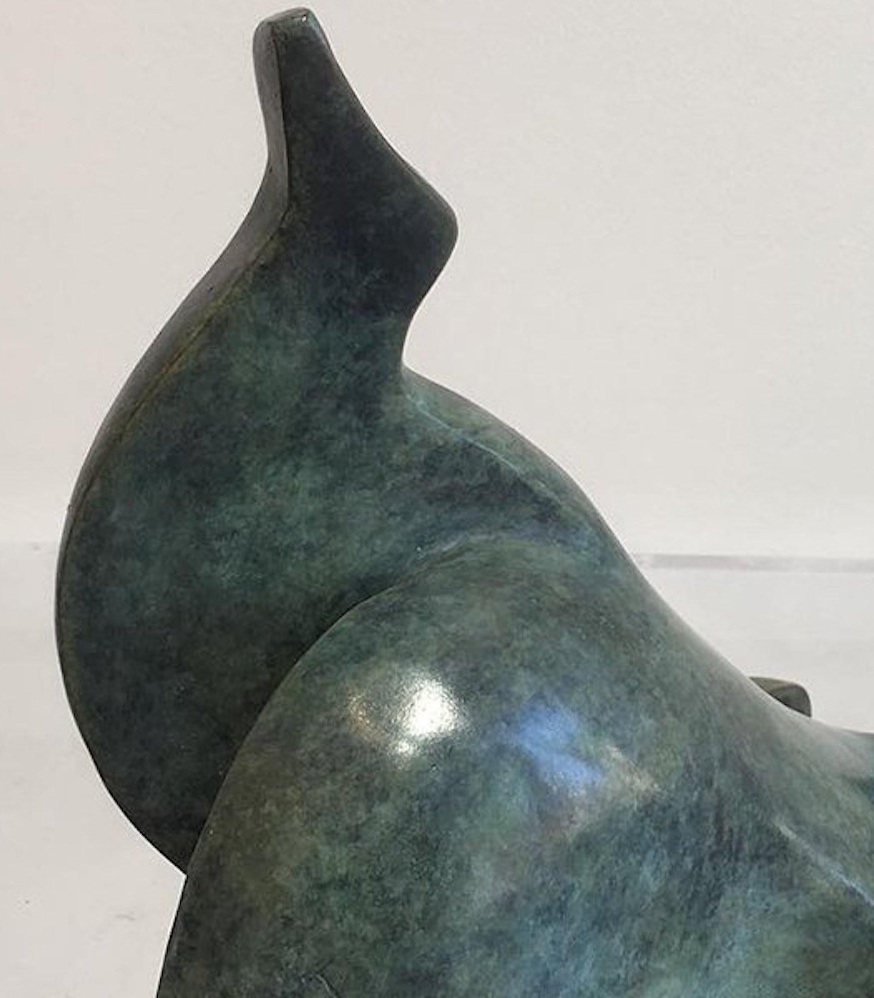 Waouhhh! von Eric Valat - Bronzeskulptur eines Bären, Tierskulptur, lustig im Angebot 4