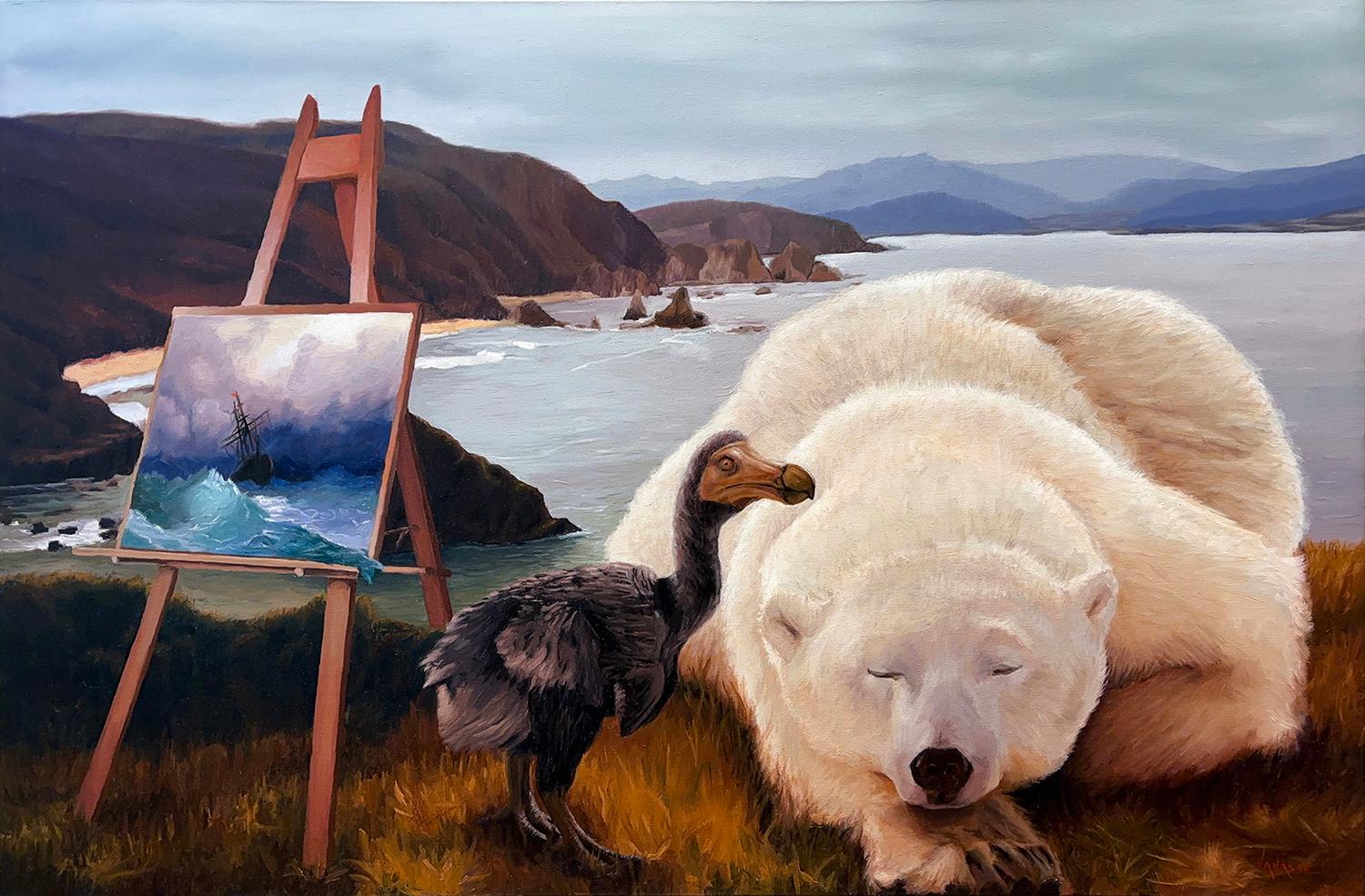 Discovering New Worlds, Oil Painting - Art by Eric Vanasse
