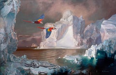 Searching for Paradise, Oil Painting