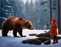 A Winter, peinture à l'huile
