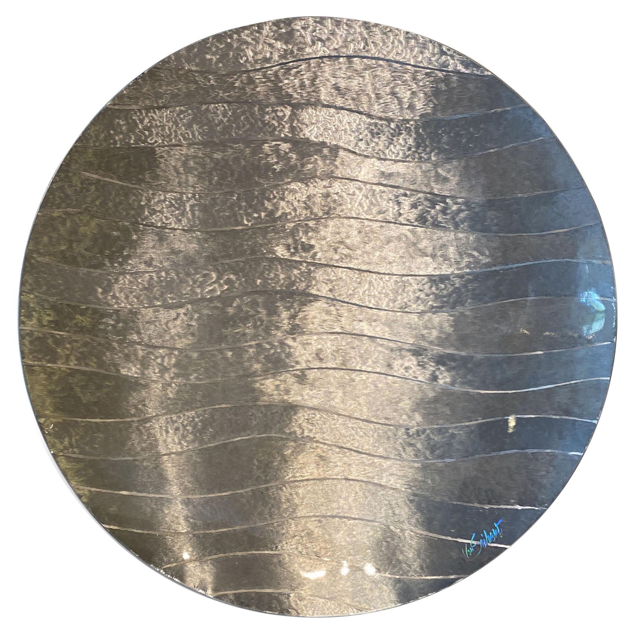 Eric Von Seibert American Abstract Aluminum Wall Sculpture, Titled "Cool Breeze" For Sale