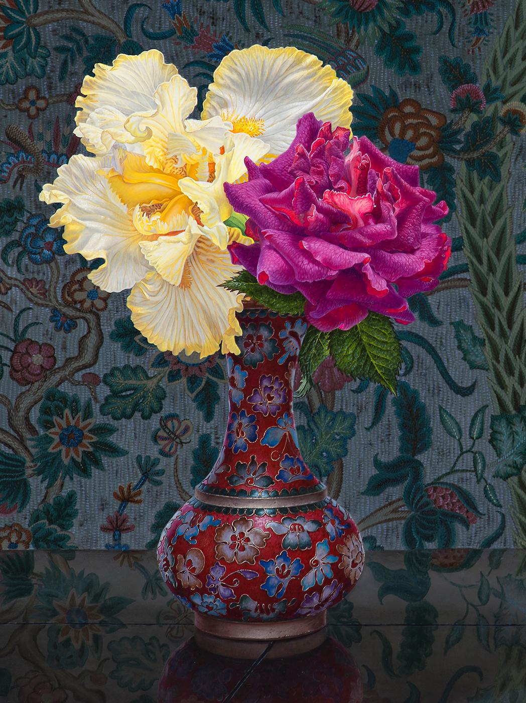 iris rose art