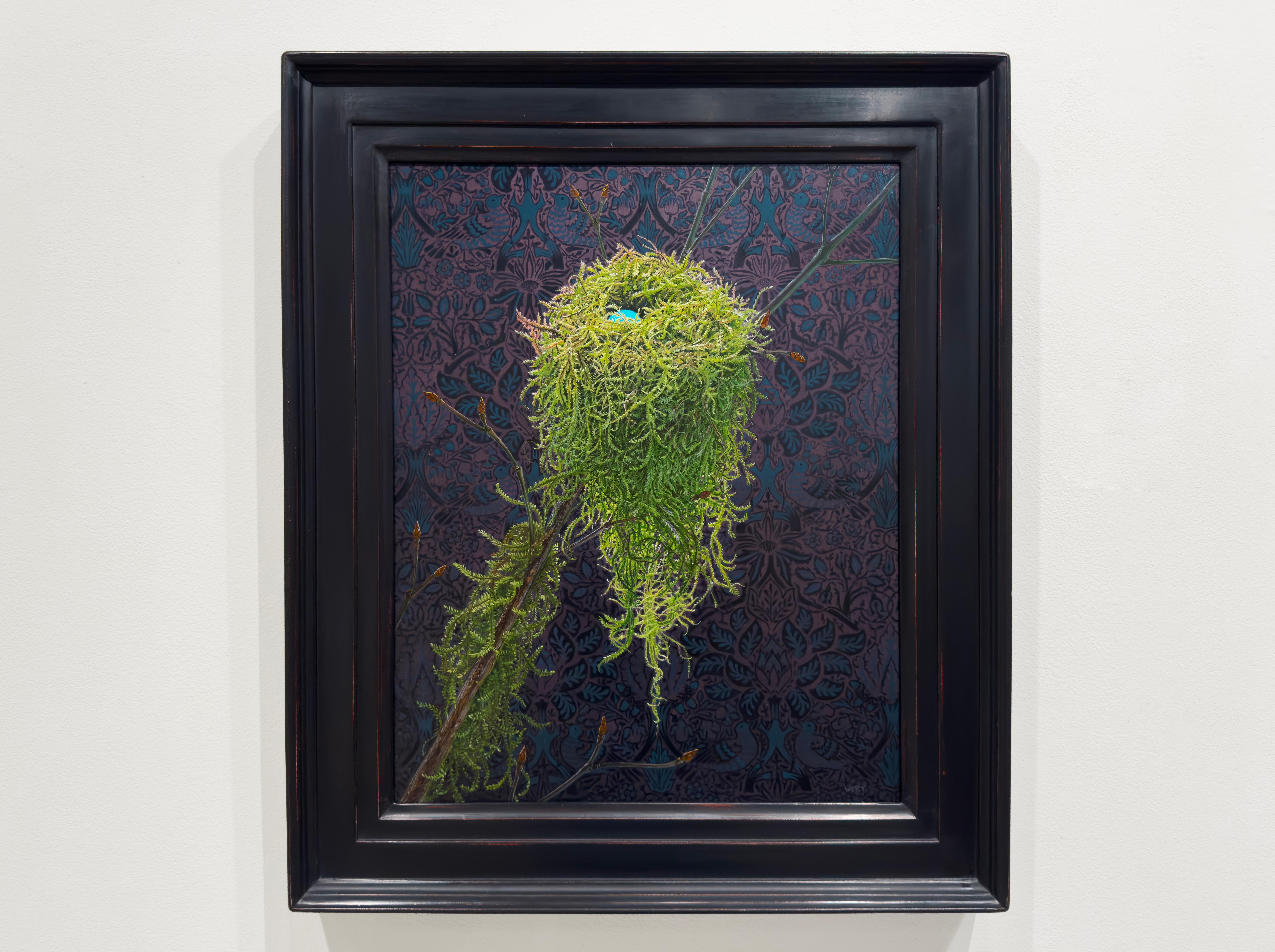 Nido di muschio - Natura morta / Iperrealismo / Soggetto vegetale / Nature - Painting di Eric Wert