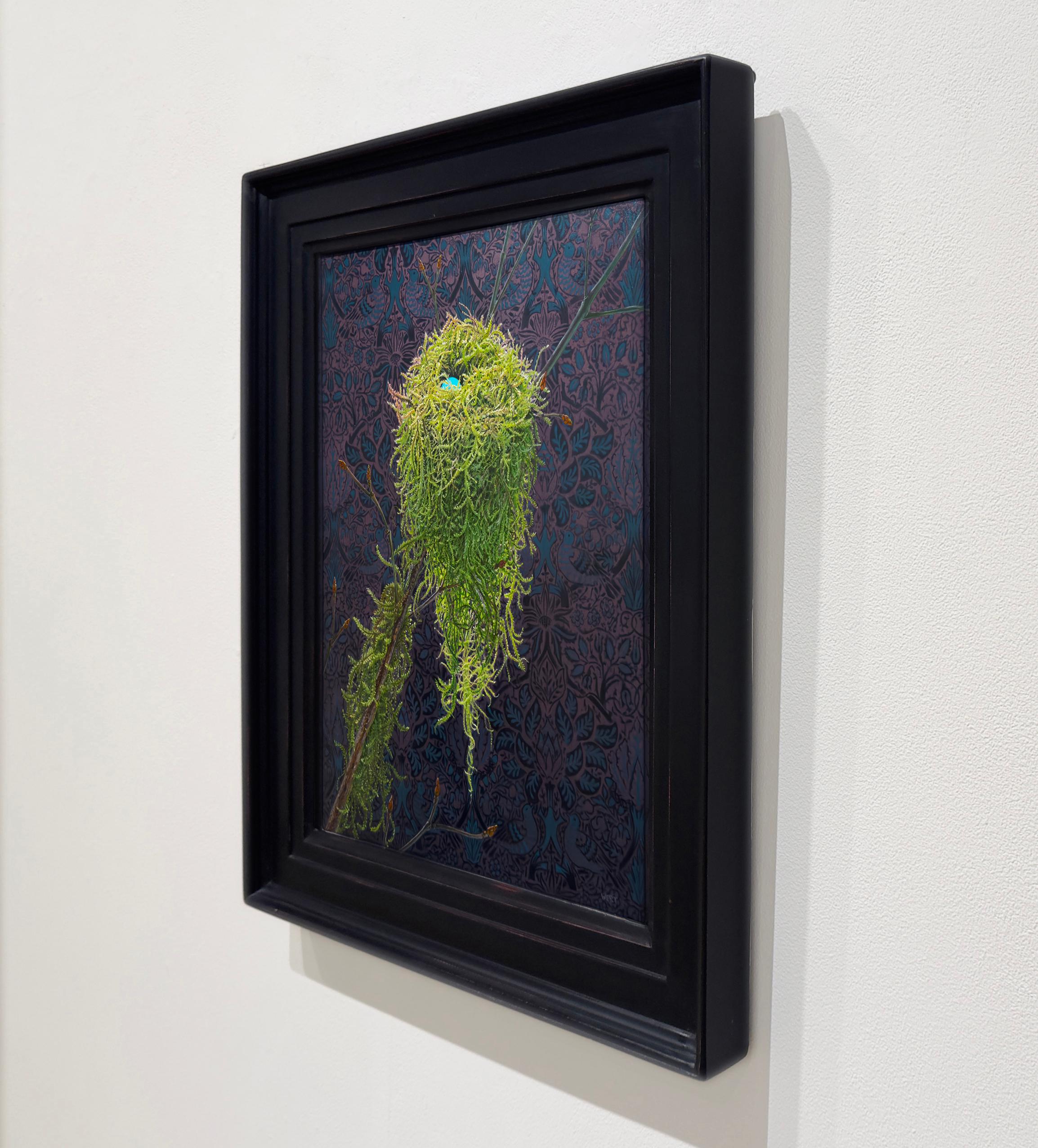 Nido di muschio - Natura morta / Iperrealismo / Soggetto vegetale / Nature - Painting Contemporaneo di Eric Wert