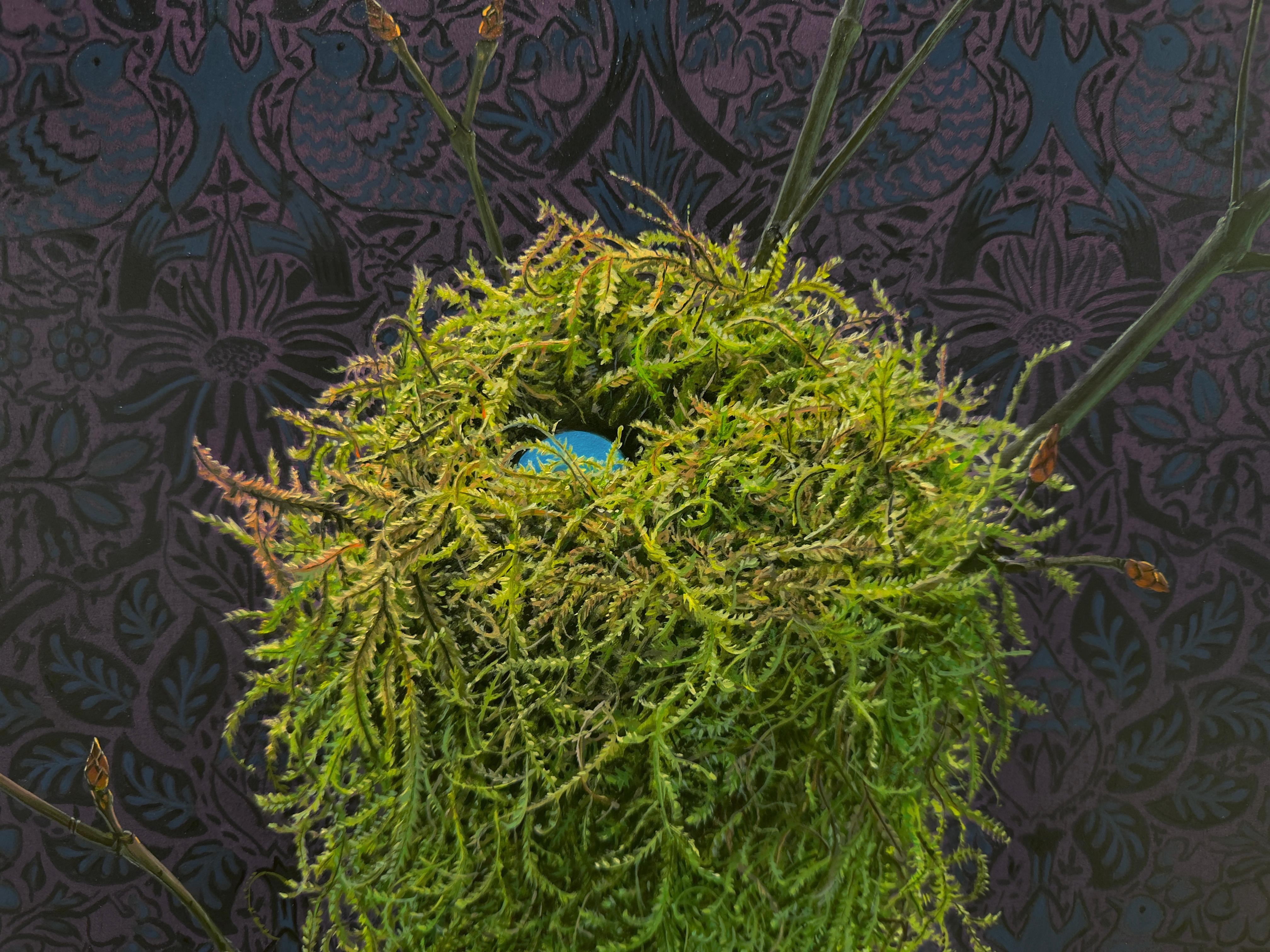 Dipinto a olio originale di Eric Wert. 

Eric Wert (nato nel 1976 a Portland, OR) ha conseguito un BFA presso la School of the Art Institute of Chicago e un MFA presso la Northwestern University. Wert ha una formazione come illustratore scientifico,