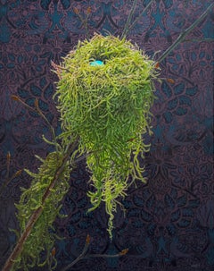 Nido di muschio - Natura morta / Iperrealismo / Soggetto vegetale / Nature