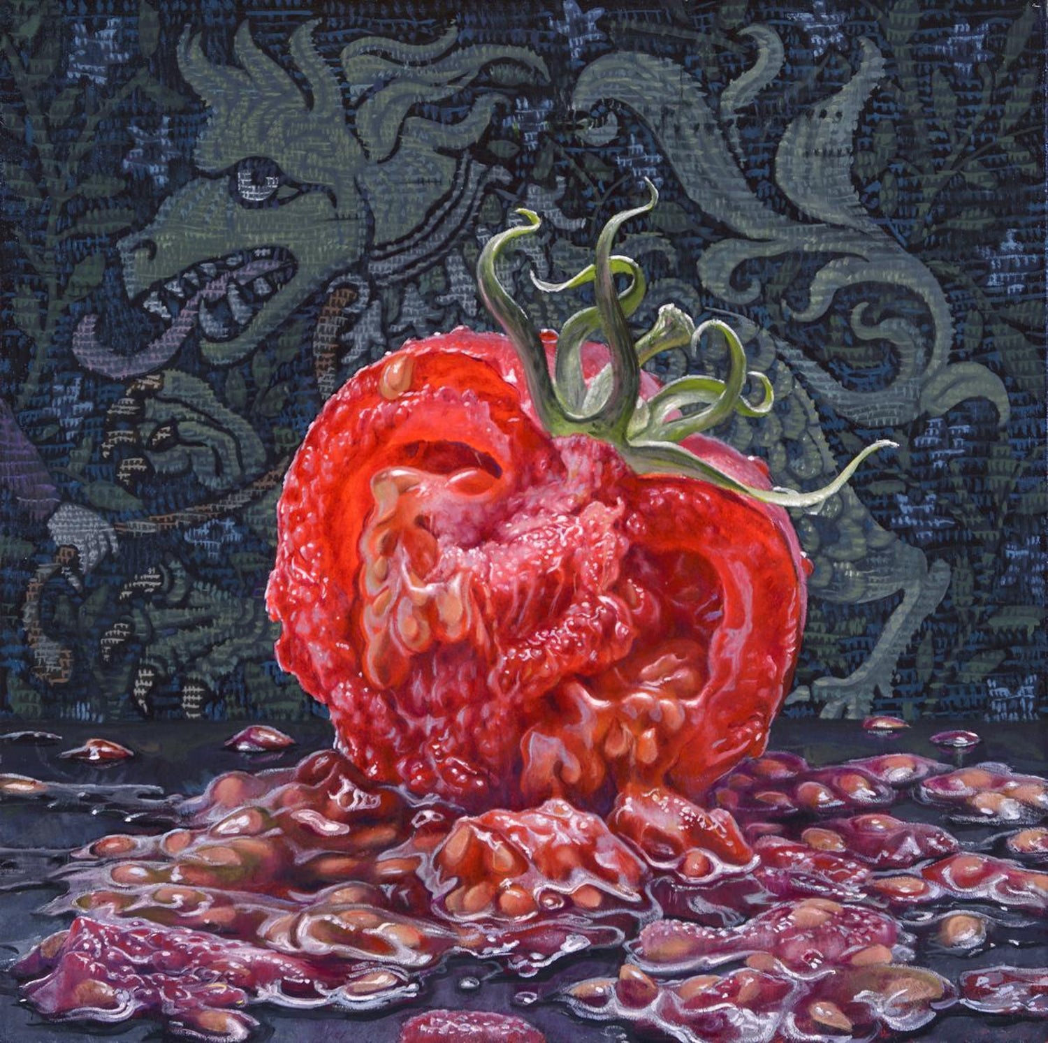 Eric Wert Tomato Juicy Tomato Vibrant Colors Still Life