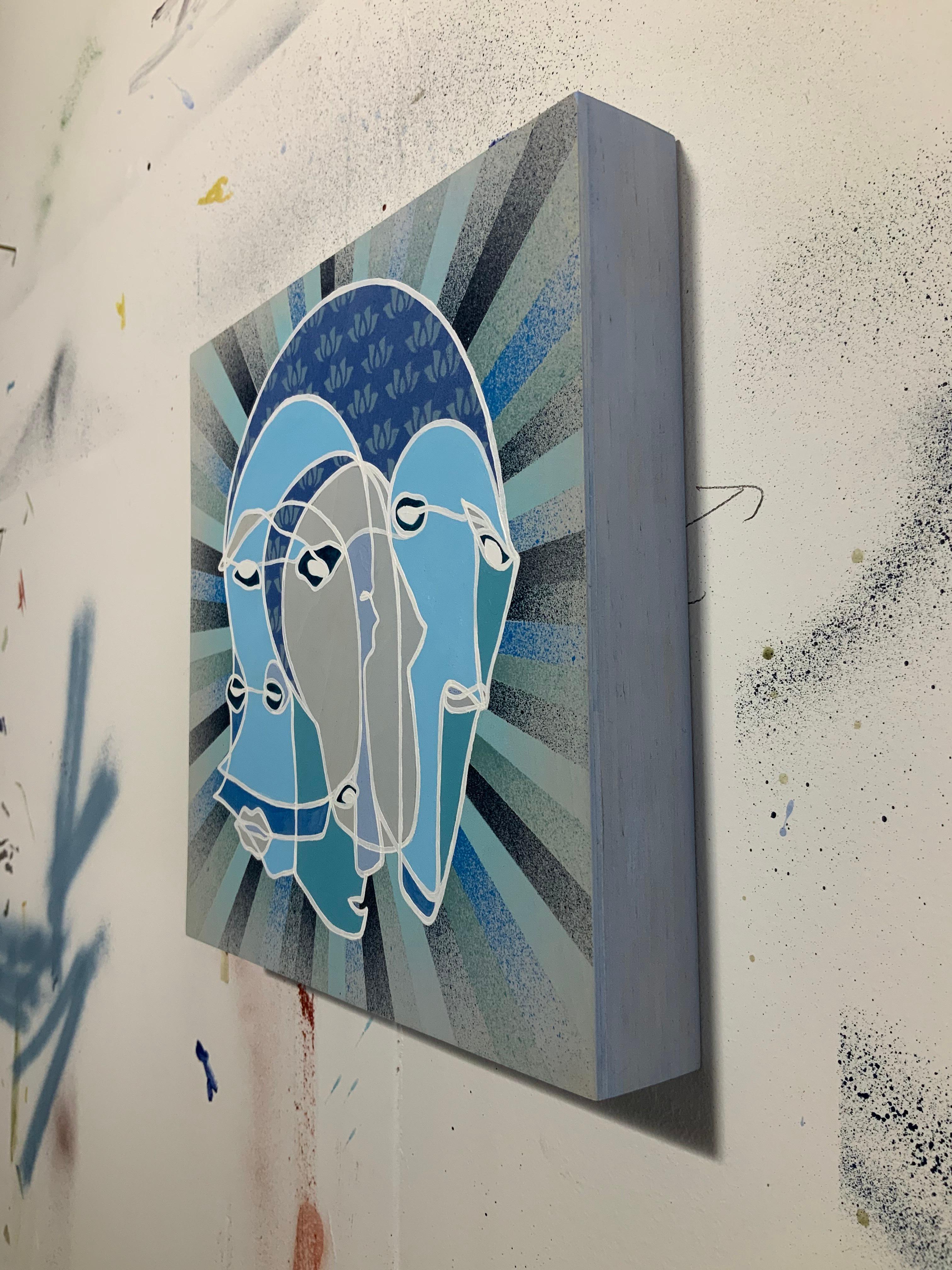 flussi di pensiero multipli - Mixed Media Art Contemporaneo di Eric Wixon