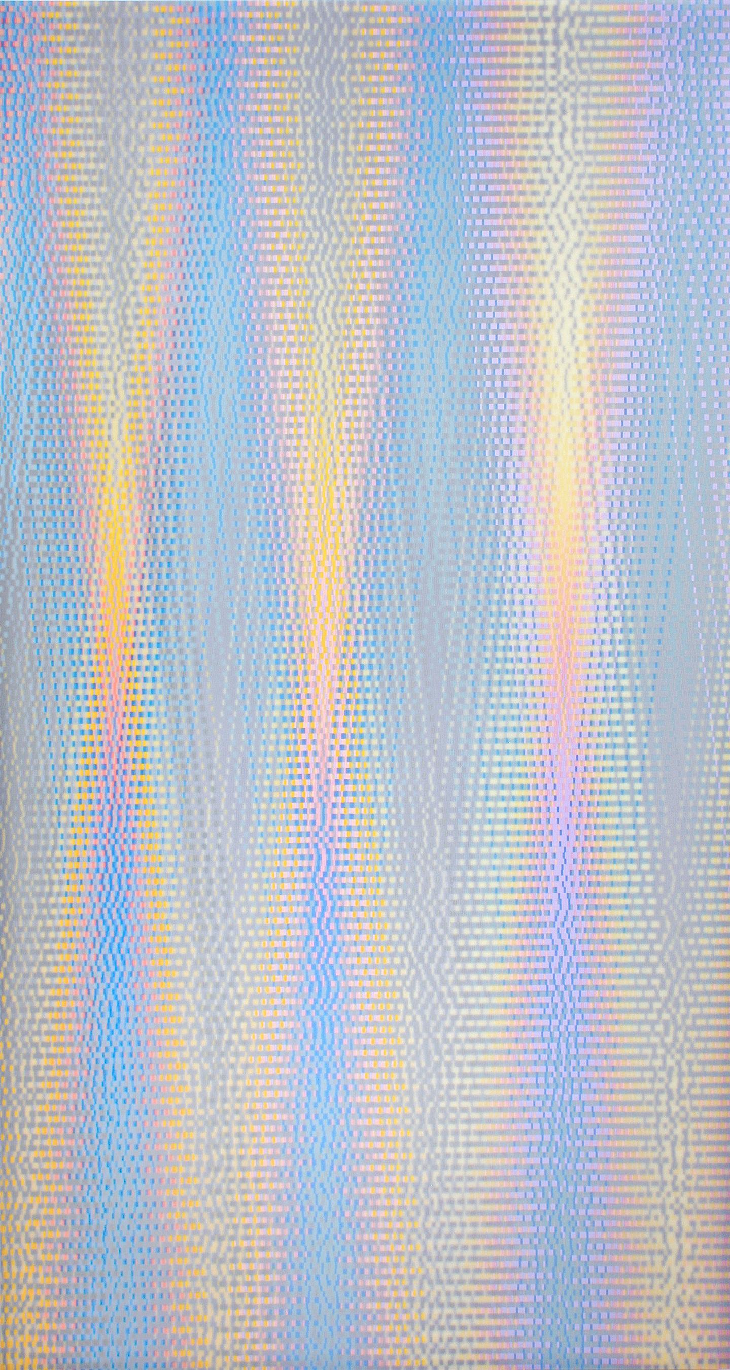 Eric Zammitt Abstract Painting - Standing Grey Spectral Light
