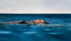 A BLENDING INTO - Realismo / Figurativo / Nadador