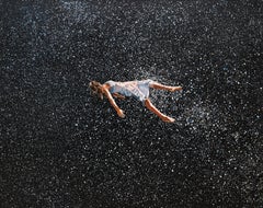 FLOATING BY - Contemporary Realism / Female Figurative / Dreamscape