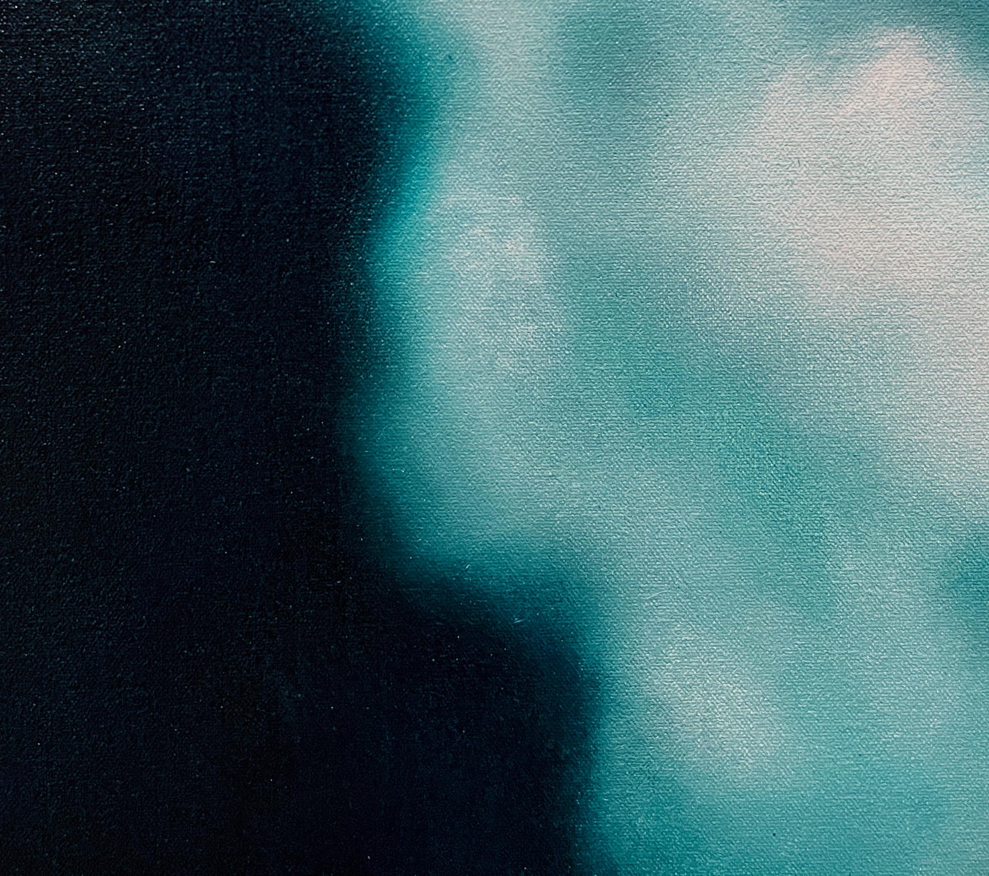 NIGHT PLUNGE II - Contemporary Realism / Water / Ocean / Deep Blue 1