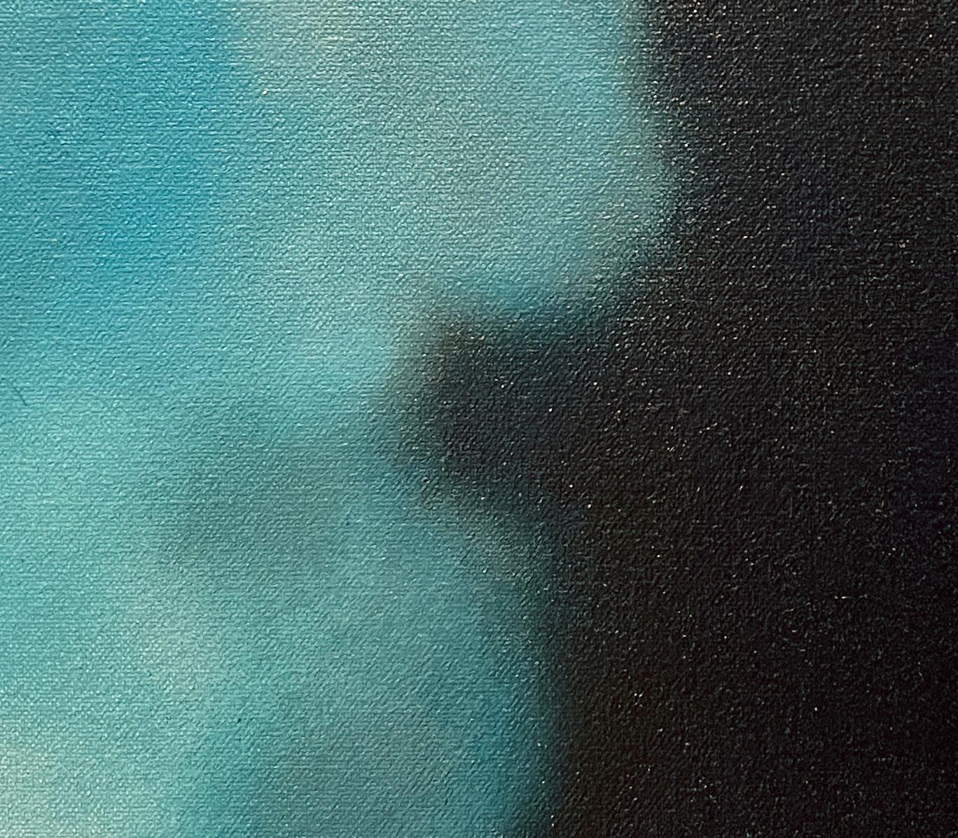 NIGHT PLUNGE II - Contemporary Realism / Water / Ocean / Deep Blue 2