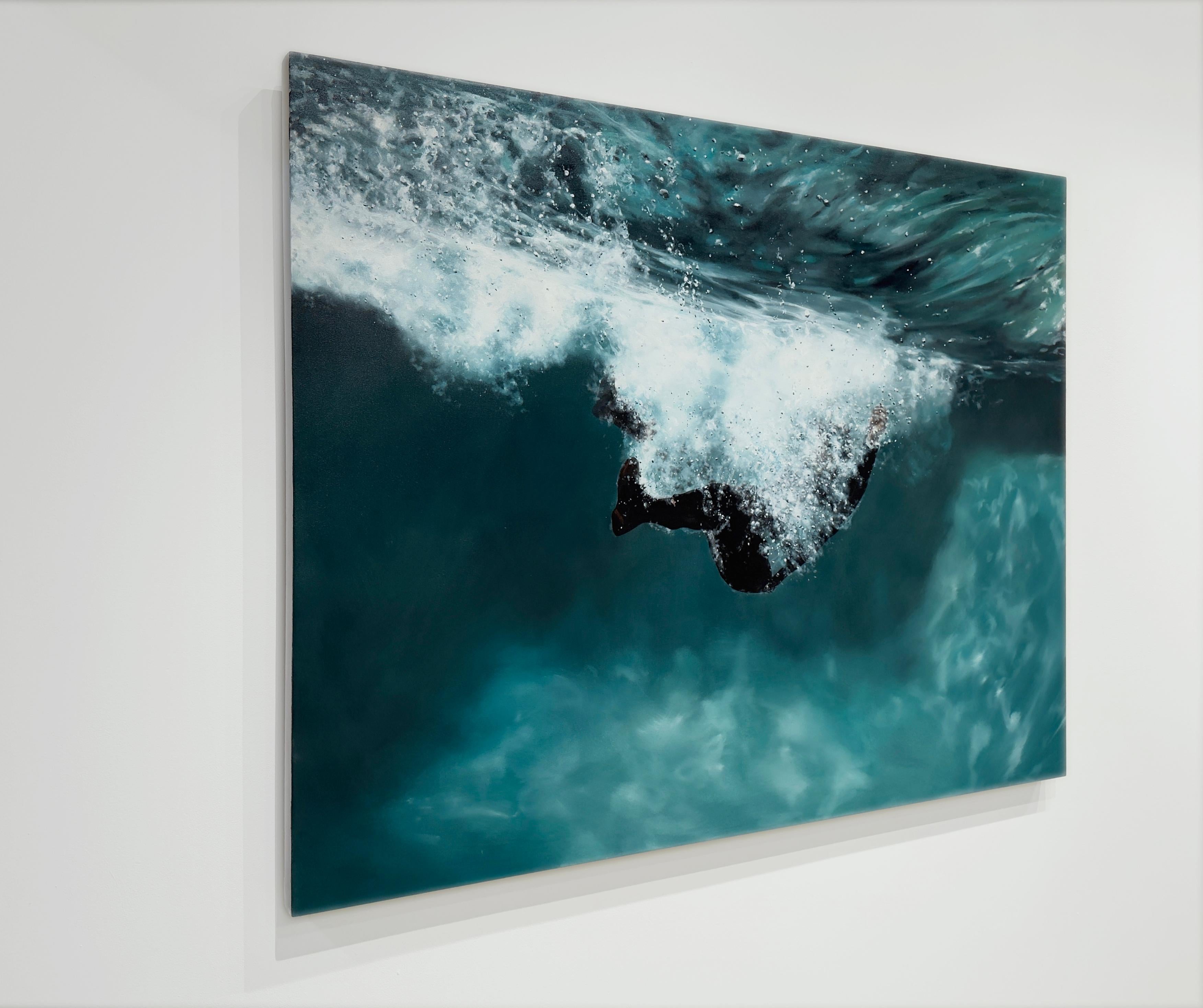 SURRENDERING - Figurativo / Paesaggio acquatico / Realismo - Painting Contemporaneo di Eric Zener