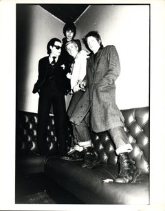 The Damned Standing on Couch Retro Original Photograph