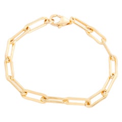 Erica Kleiman Gold Filled Paper Clip Chain Bracelet