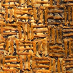 Divided Tabby : Mixed media work of art