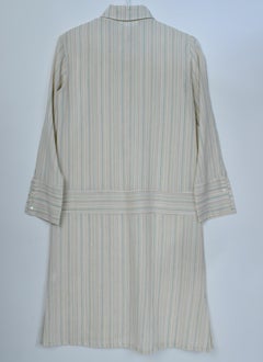 Robe à taille basse en lin et coton importés, signée Erica Tanov