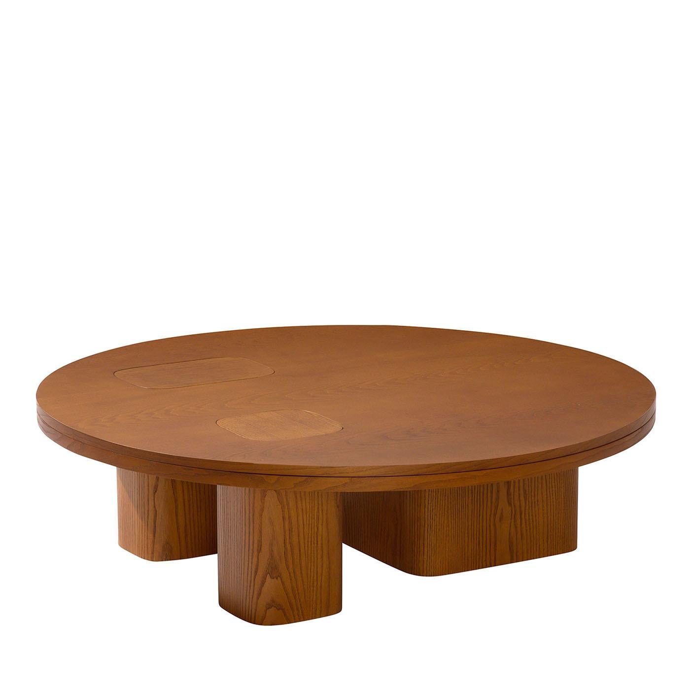 XXI secolo e contemporaneo Tavolino rotondo in legno Erice R di Carpanese Home in vendita