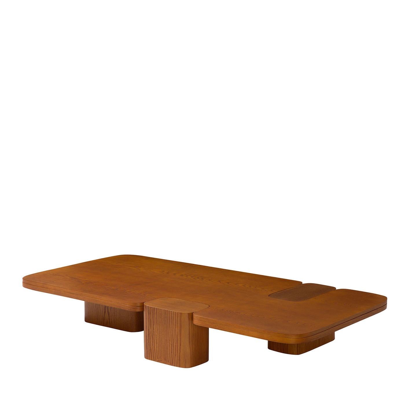 Erice XL Rechteckiger Holz-Couchtisch (Italienisch) im Angebot