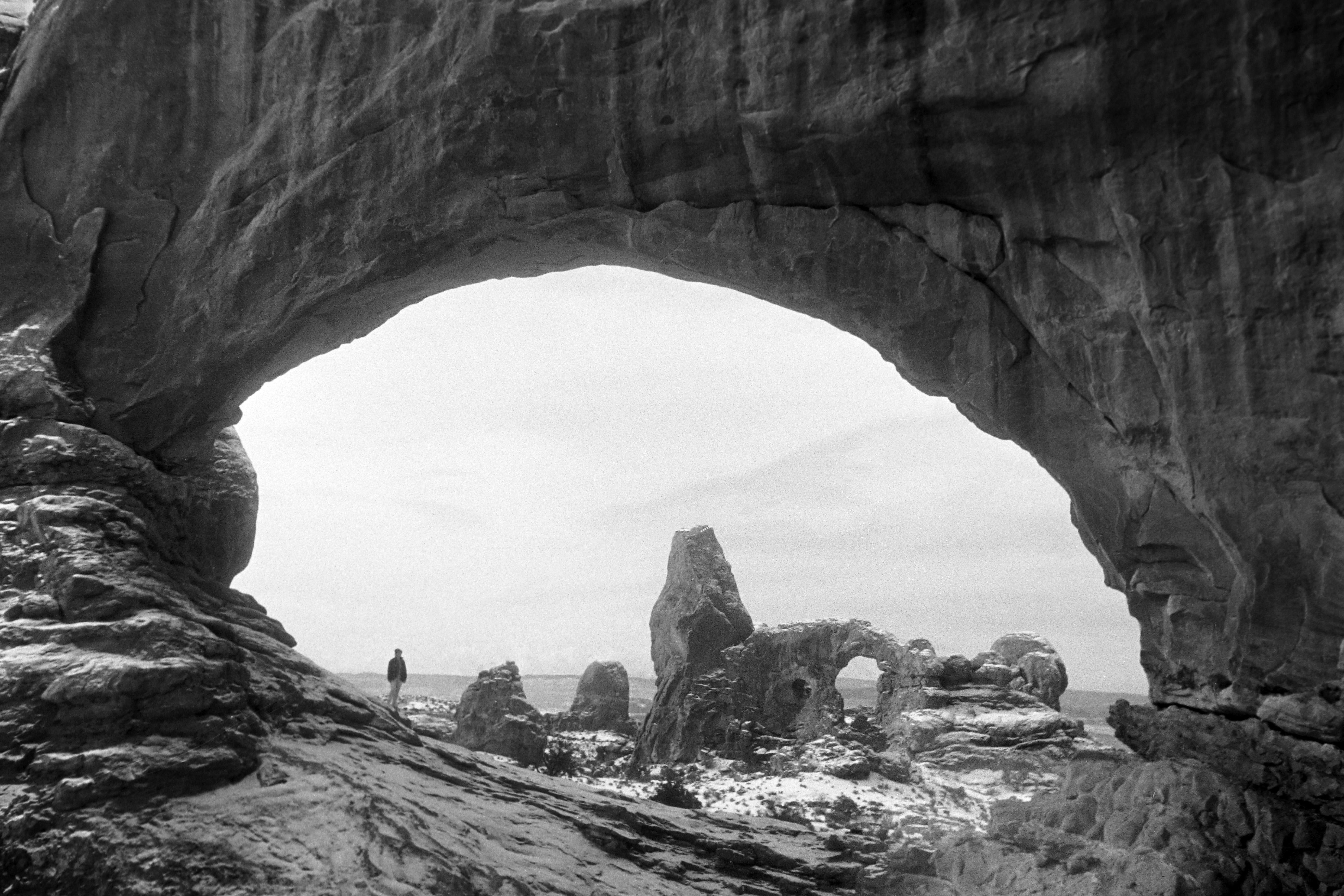 Erich Andres Black and White Photograph – Andre: Arches Nationalpark, Utah, 1966