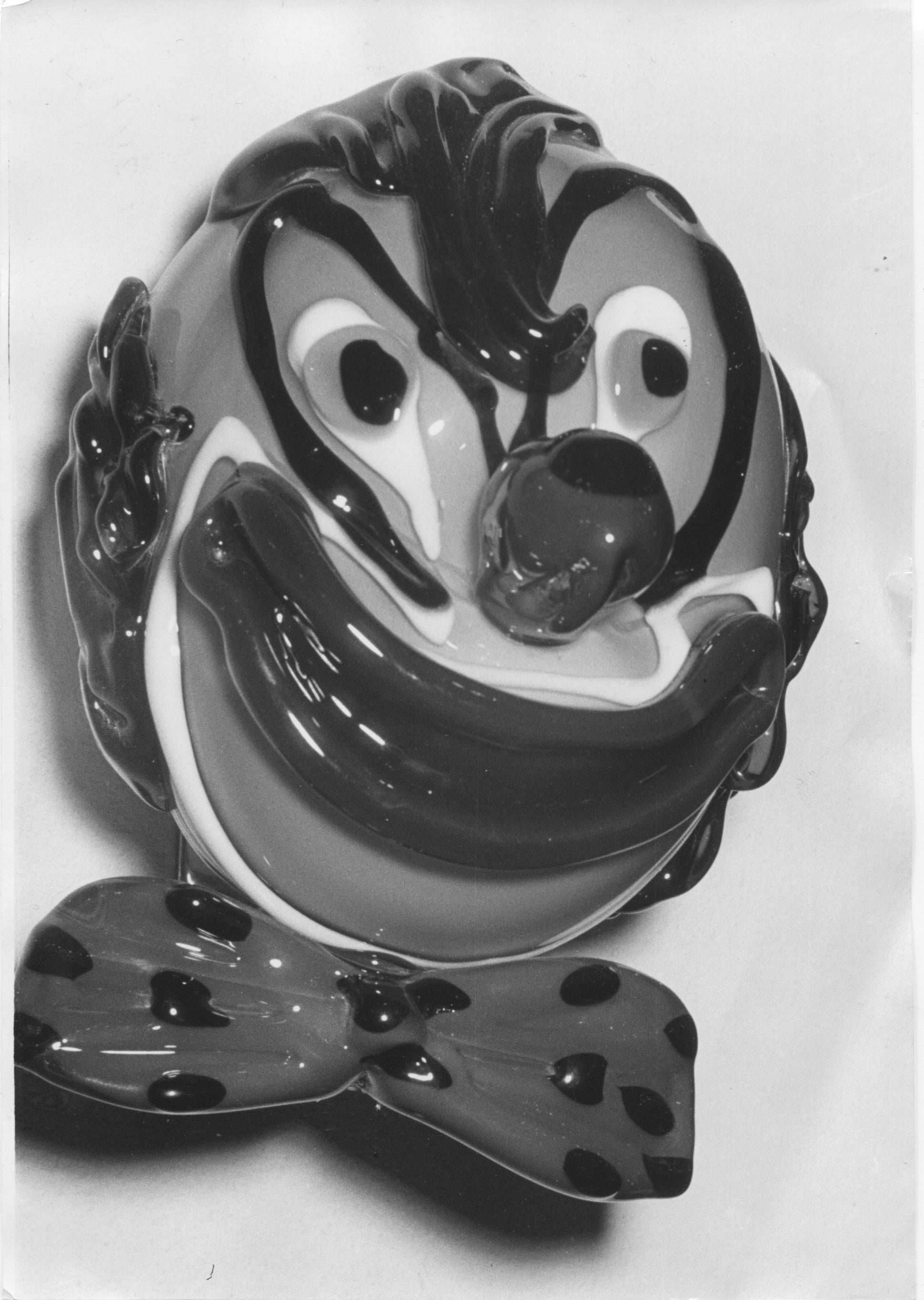 Erich Andres Black and White Photograph - Andres: Venice, Murano Glas Mask, Italy, 1955
