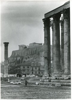 Vintage Athens - Acropolis, Temple of Zeus