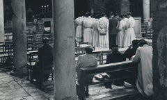 Basilica, Venice, Church, Black and White, Italy 1950s, 23, 1 x 17 cm