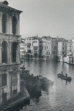 Venice, Venedig, Canale Grande, Italy 1950s, 13 x 17, 7 cm