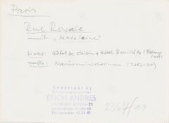 Cars, Road, Street Photography, Black and White, Paris, 1950s, 13 x 17, 6 cm