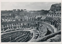 Colloseum, Fotografía de calle, Blanco y negro, Italia años 50, 12,7 x 18 cm