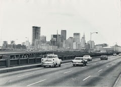 Dallas, Texas, Schwarz-Weiß-Fotografie, USA 1960er Jahre, 17 x 23,5 cm