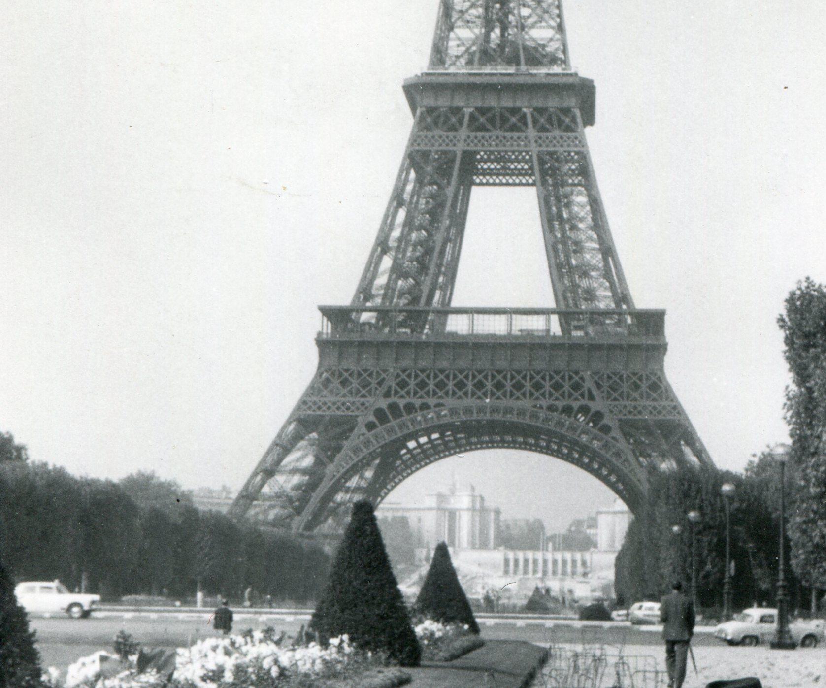 Eifeltower, Paris, 1955 - Photograph by Erich Andres