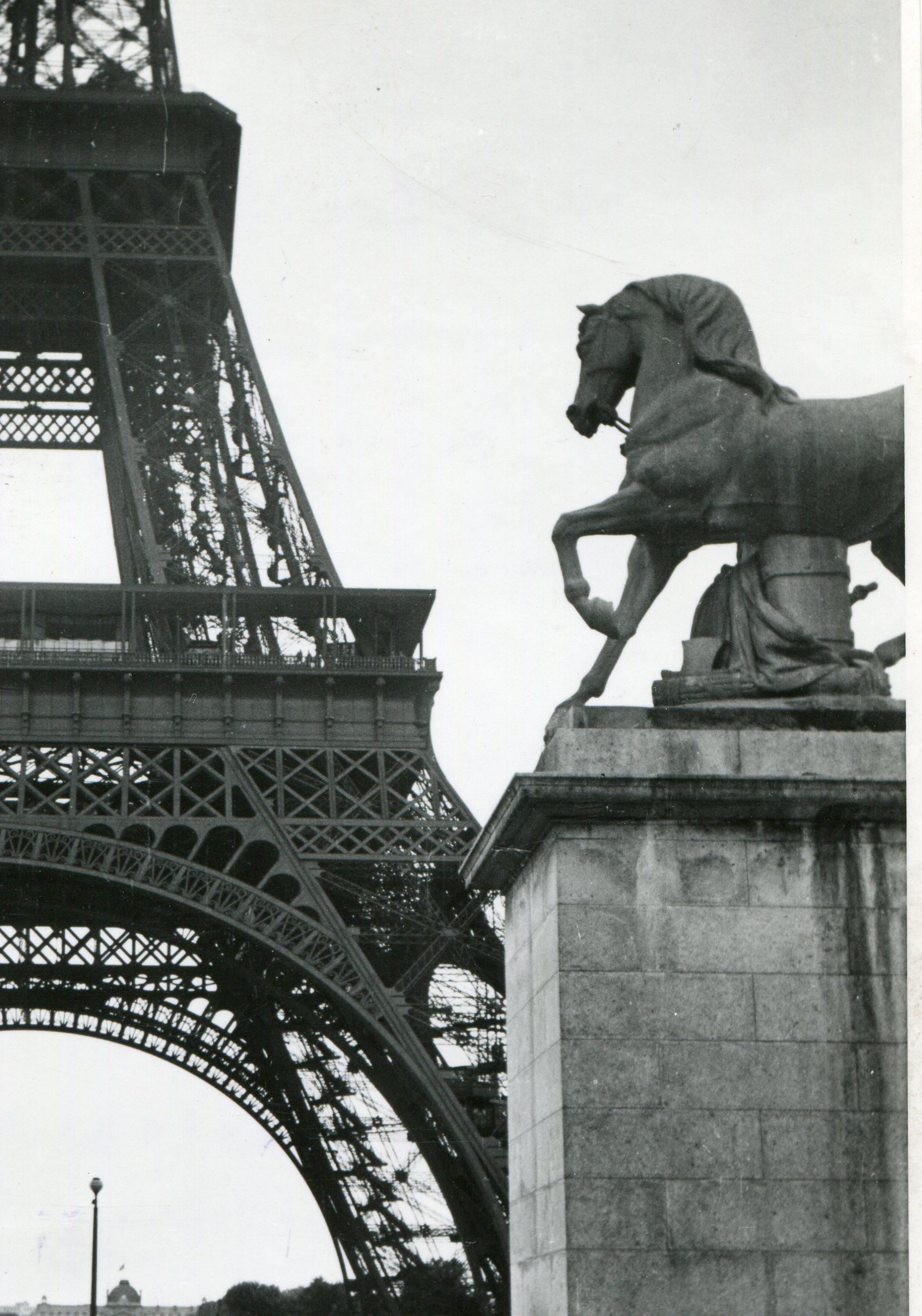 Eifeltower, Paris, 1955 - Photograph by Erich Andres