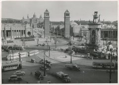 Erich Andres, Vintage, Barcelona, Alemania, 1957, 17, 5 x 12, 4 cm