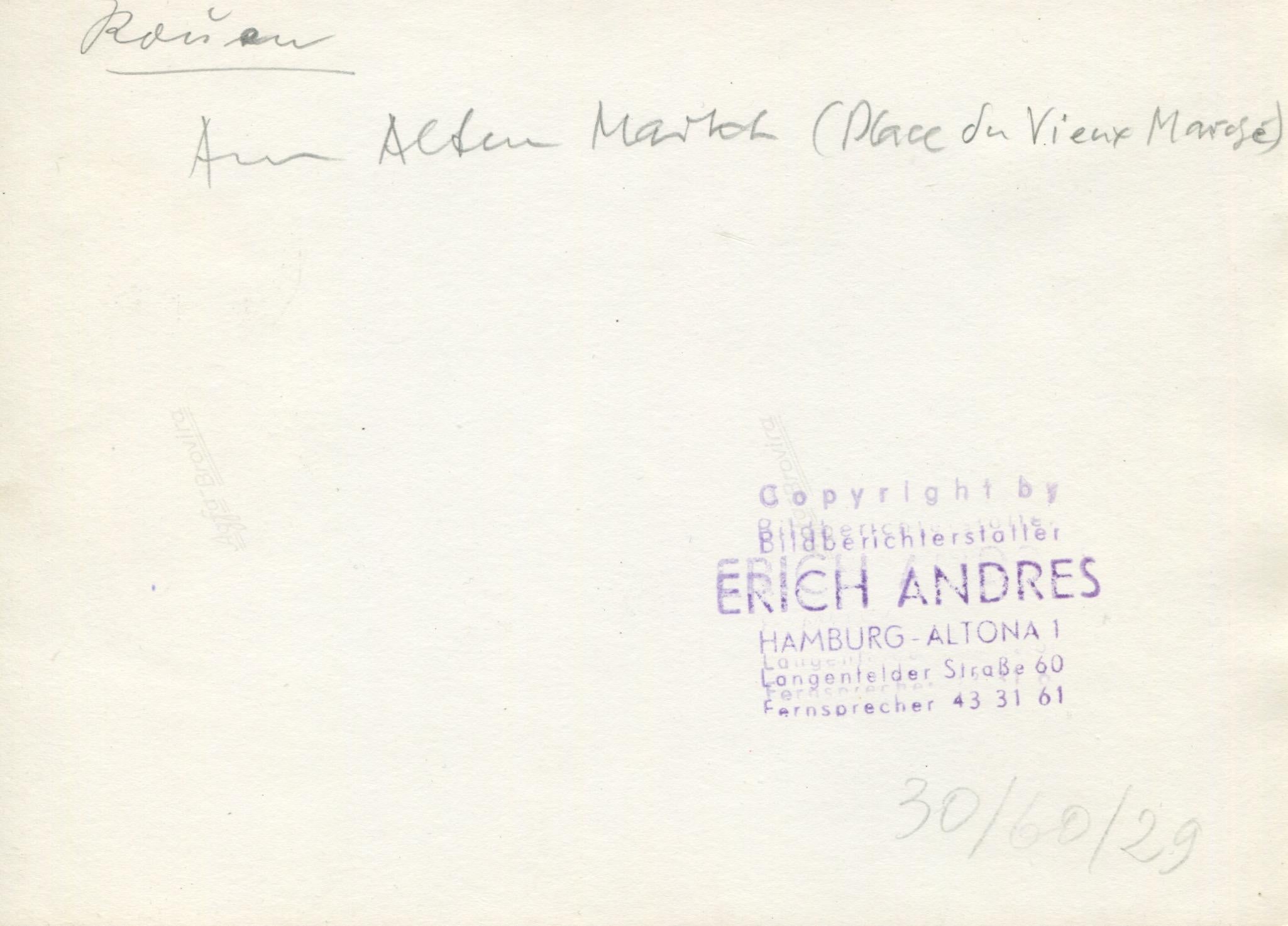 Erich Andres, Vintage, Rouen, 1941, 17, 5 x 12, 4 cm in vendita 3