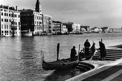 Gondolas on the Grand Canal, Venice, 1950s