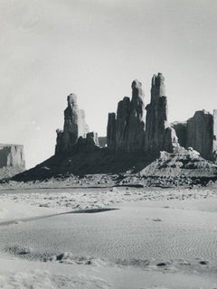 Monument Valley, Utah/Arizona, Bianco e nero, USA 1960, 16,7 x 23, 4 cm