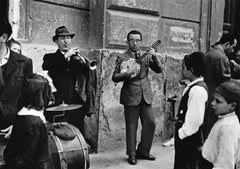 Naples, Italy in 1954 - Road music in Santa Lucia