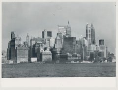 New York - Skyline, Black and White Photography, USA ca. 1960s, 17,4 x 23.3 cm