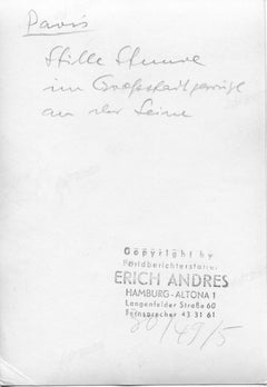 París 1952 , un momento pintoresco