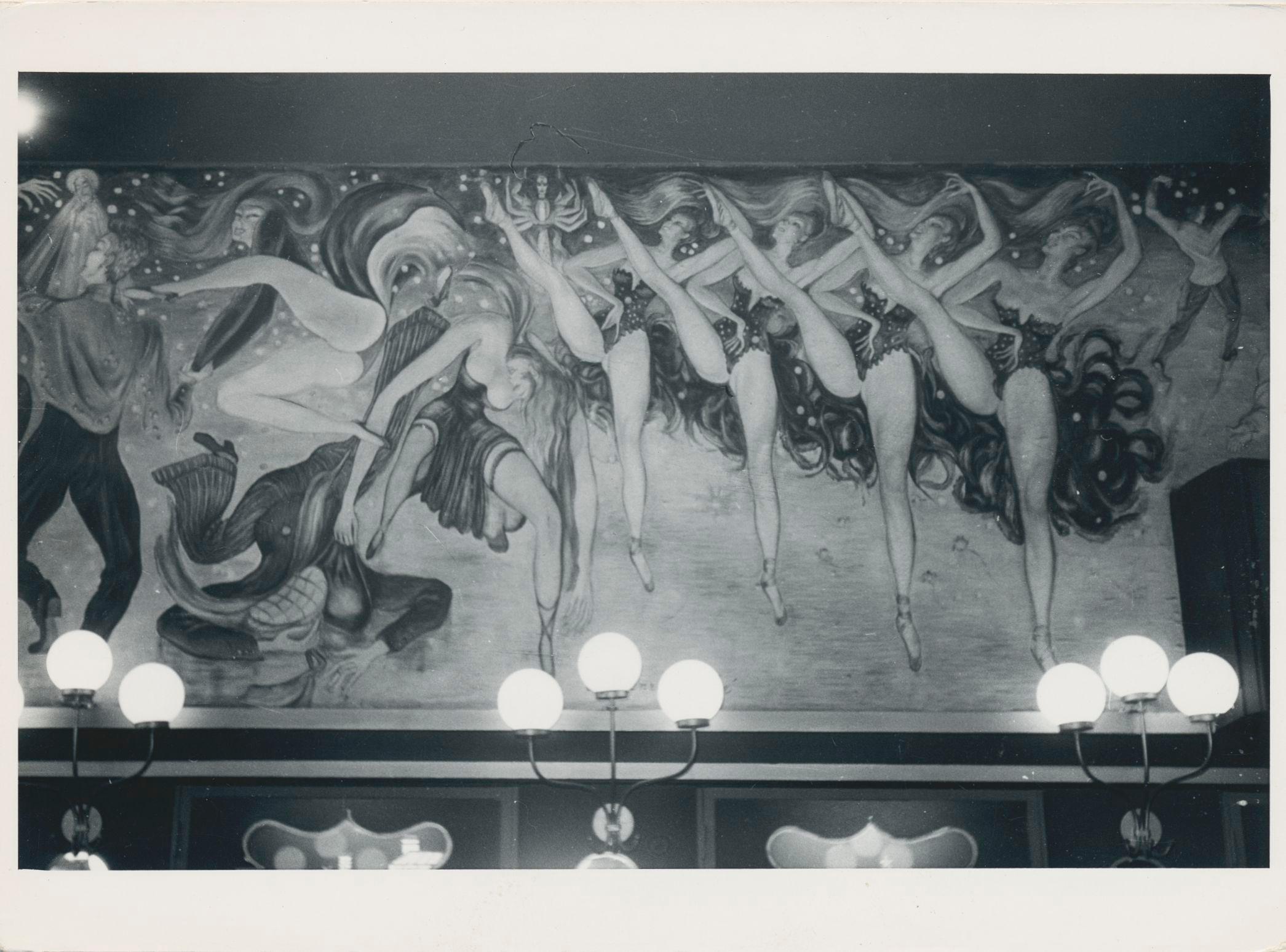 Erich Andres Black and White Photograph - Paris - Montmatre - Pigalle - Moulin Rouge Painting