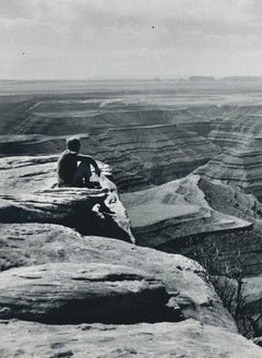 Persona, Canyon, Utah, Fotografia in bianco e nero, USA, 1960, 16, 6 x 23, 4 cm
