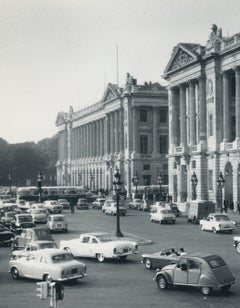 Place de la Concorde, Schwarz und Weiß, Frankreich 1950er Jahre, 17, 7 x 13, 1 cm